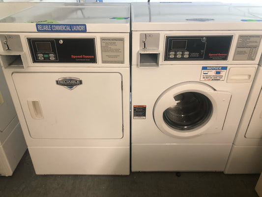 SPEED QUEEN Front-Load Washer & Electric Dryer Set