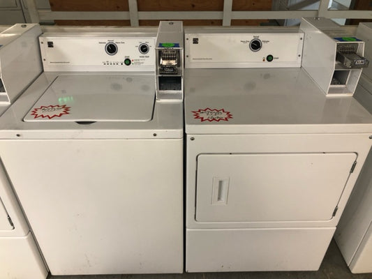 Kenmore COIN OPERATED Top-Load Washer & ELECTRIC Dryer Set